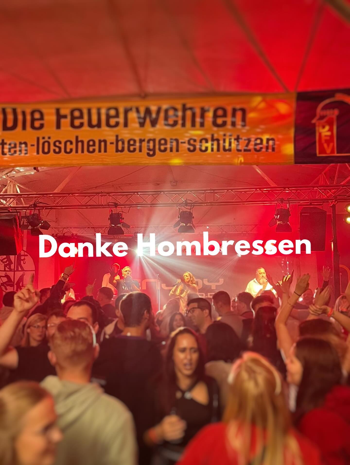 Danke Hombressen. Hat Bock gemacht mit euch! #enjoy #enjoyband #band #party #partyband #cover #stadtfest