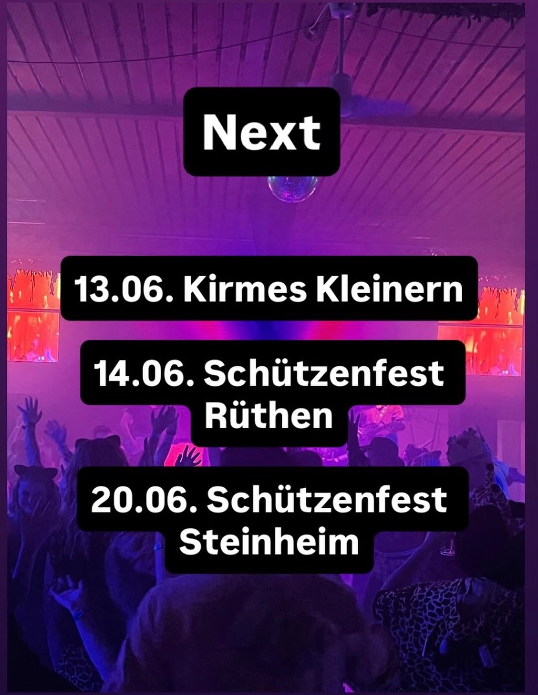 Juni Gigs… #enjoyband #coverband #partyband #band #party